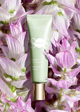 Clarins sos primer green - основа для макіяжу