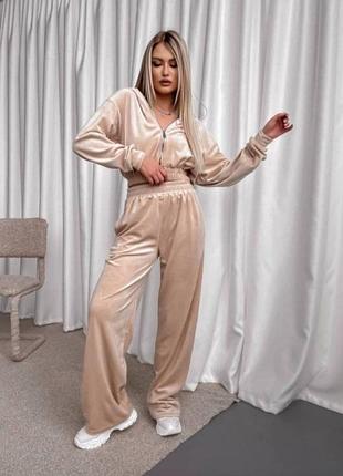 Костюм жіночий велюровий типу juicy couture