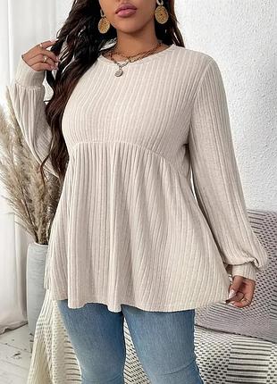 🥰 мякенький світшот в рубчик shein 4xl