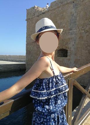 Літній ромпер комбінезон бохо з орнаментом мандала та пейслі