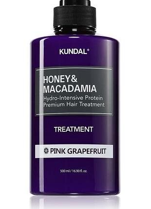 Акционная цена!
kundal honey &amp; macadamia pink grapefruit, 500 мл
(интенсивный увлажняющий уход для сухих или поврежденных волос)