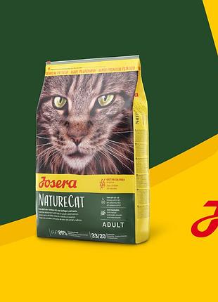 Josera naturecat без зерновой корм с домашней птицей и лососем 2 кг