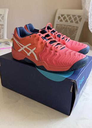 Тенісні кросівки asics gel resolution 7 clay 37 розмір