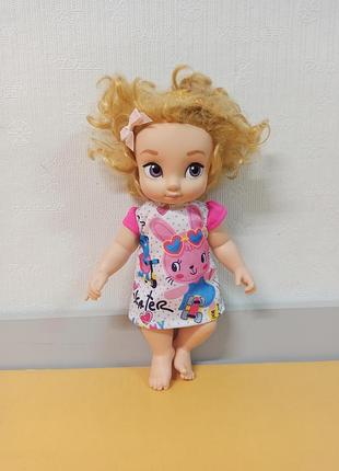 Лялька малятко принцеса аврора з мультфільму "спляча красуня" disney animators' collection origins baby aurora doll.