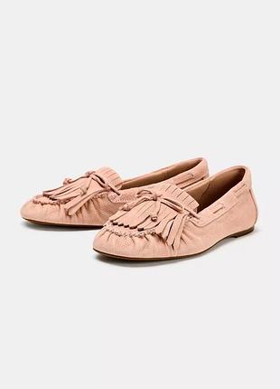 Лофери жіночі рожеві zara new
