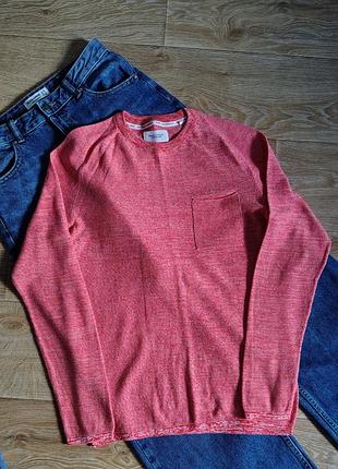 Легкий бавовняний чоловічий джемпер marc o’polo denim/розмір м