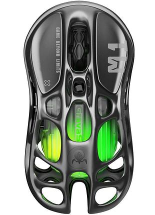 Миша gravastar gravastarm1pro_gry mercury m1 pro, magnesium alloy body, bt/wl/usb-a, rgb, gunmetal gray
