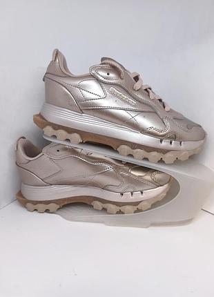 Кросівки жіночі reebok cardi b classic leather beige gw2633 оригінал, нові