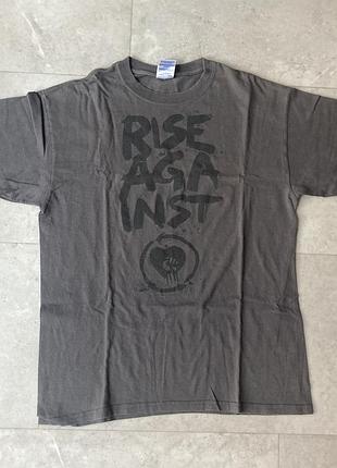 Футболка vintage rise against hardcore punk rock band t-shirt