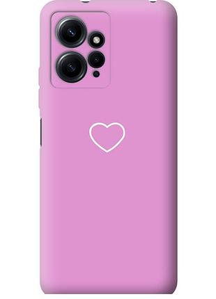 Чохол силіконовий на телефон xiaomi redmi note 12 4g серце 2 "4863u-3021-58250"