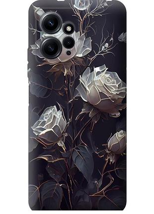 Чехол силиконовый на телефон xiaomi redmi note 12 4g розы 2 "5550u-3021-58250"