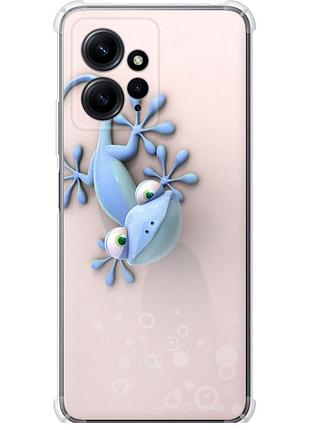 Чохол силіконовий протиударний с посиленими кутами на телефон xiaomi redmi note 12 4g гекончик "1094sp-3021-58250"