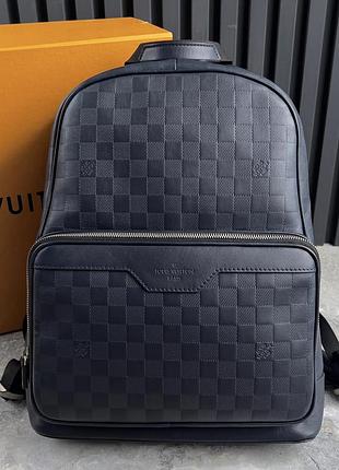 Louis vuitton infini campus рюкзак синий кожный оригинал