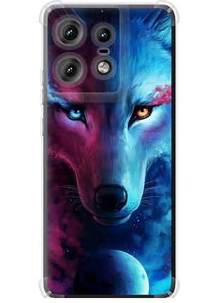 Чехол силикон с усиленными углами на телефон motorola edge 50 pro 5g арт-волк "3999sp-3710-58250"