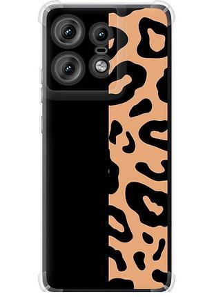Чехол силикон с усиленными углами на телефон motorola edge 50 pro 5g пятна леопарда "4269sp-3710-58250"
