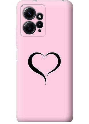 Чохол силіконовий на телефон xiaomi redmi note 12 4g серце 1 "4730u-3021-58250"