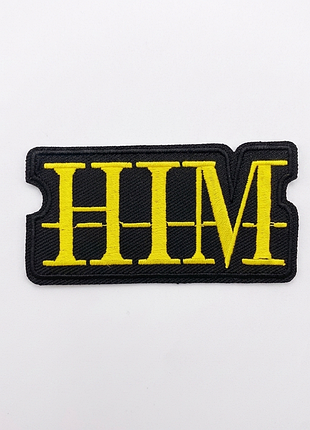 Музыкальная термонашивка на одежду him join me in death рок метал н.і.м байкерская нашивка тканевый патч музыка rock music