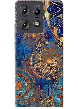 Чехол силиконовый на телефон motorola edge 50 pro 5g золотой узор "678u-3710-58250"