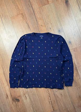 Кофта світшот лонгслів монограмний polo ralph lauren
