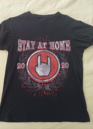 Stay at home 2020 футболка