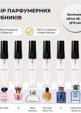 Діскавері сет жіночі + чоловічі 6 по 6 мл