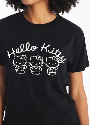 Женская футболка hello kitty