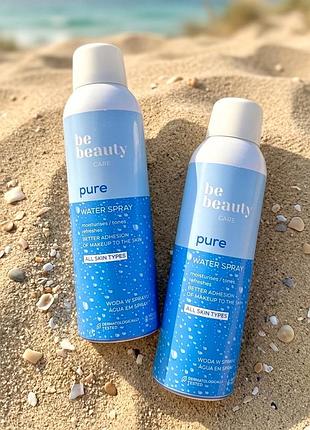 Охолоджуючий спрей для обличчя та тіла be beauty pure water spray, 150 мл