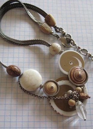 Колье французского бренда "nature bijoux" винтаж