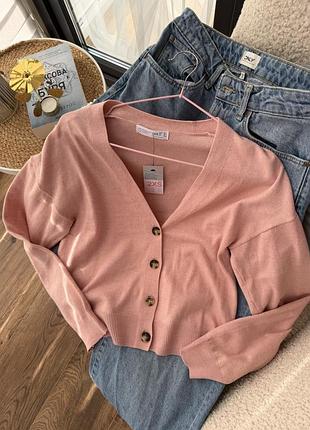 Ніжно-рожевий новий кардиган primark