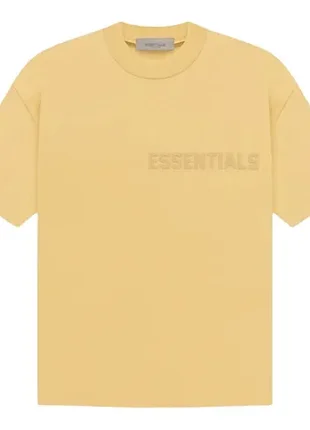 Essentials oversize футболка жовта