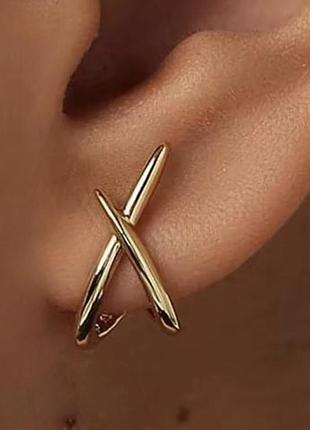 Сережки біжутерія celine