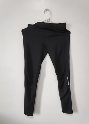 Лосины леггинсы спортивные женские, черные frank shorter
