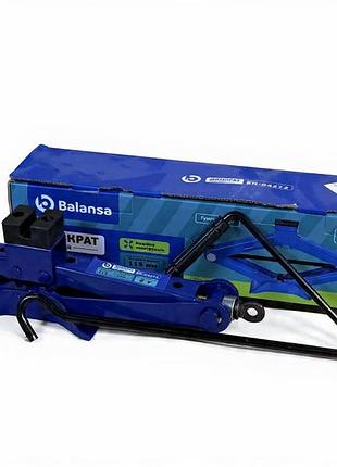 Домкрат ромбовый 2т 115-420мм резиновая опора balansa (bn-04272)