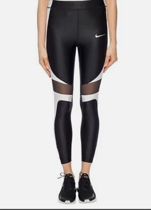 Женские беговые лосины nike dri-fit distort speed (aj8813) черные