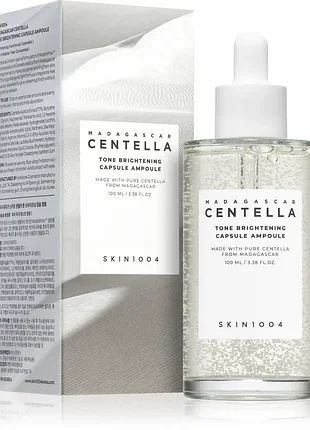 Skin1004 - madagascar centella tone brightening capsule ampoule - ампульная сыворотка с центеллой для сияния кожи - 100ml