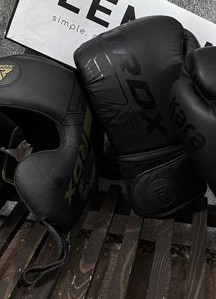Шолом рукавиці екіпірування для боксу rdx boxing чоловічий m 12 oz