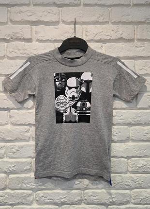 Футболка adidas star wars на 6-7роков, 116-122см