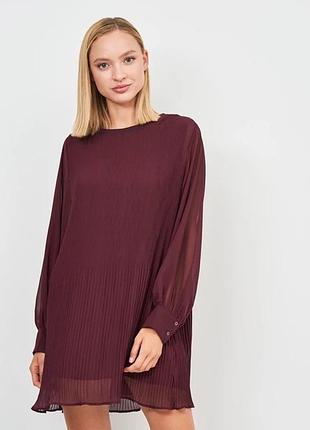 Шифоновое платье zara