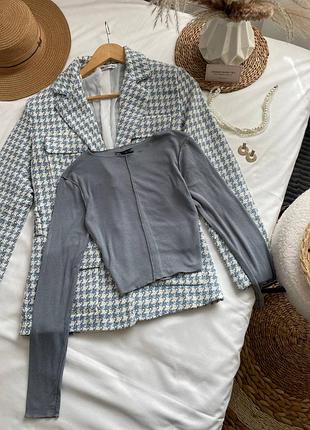 Базовий жіночий лонслів кофта zara з віскози