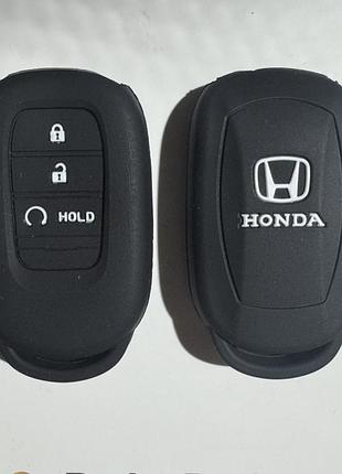 Силиконовый чехол для ключа honda cr-z insight hr-v cr-v pilot accord odyssey jazz civic черный