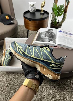 Мужские кроссовки salomon lab xt-6 new turquoise yellow