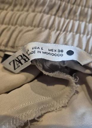 Брюки zara широкі 4