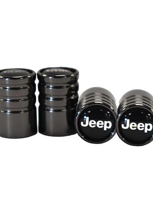 Защитные колпачки на ниппеля джип jeep черный