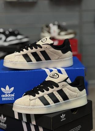 Кросівки adidas campus  сірі з чорним