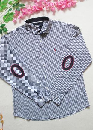 Винтажная рубашка в клетку polo by ralph lauren 💜🌺💜