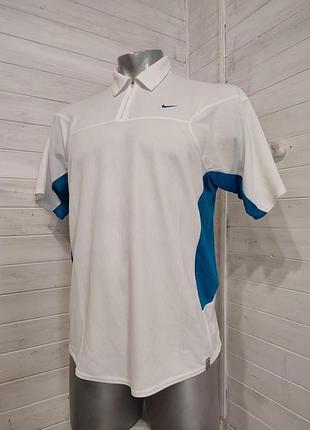 Футболка-поло nike dri-fit белого цвета для гольфа или тенниса оригинал