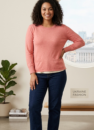 Джемпер кофта з імітацією кишень gerry weber 48 розмір