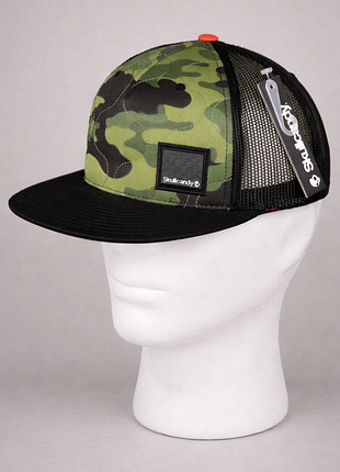 Кепка тракер skullcandy camo mesh бейсболка камуфляжная сетчатая мужская милитари на ремешке регулируемая columbia nike adidas puma reebok new era
