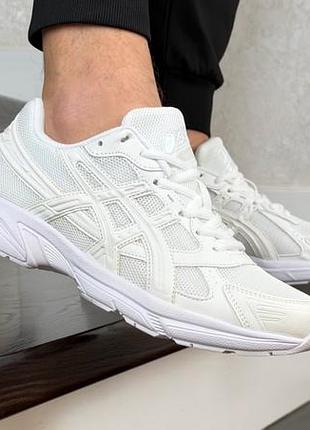 Мужские кроссовки asics gel-1130 белые демисезон весна-осень