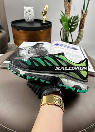 Чоловічі кросівки salomon xt-4 carbon black green silver